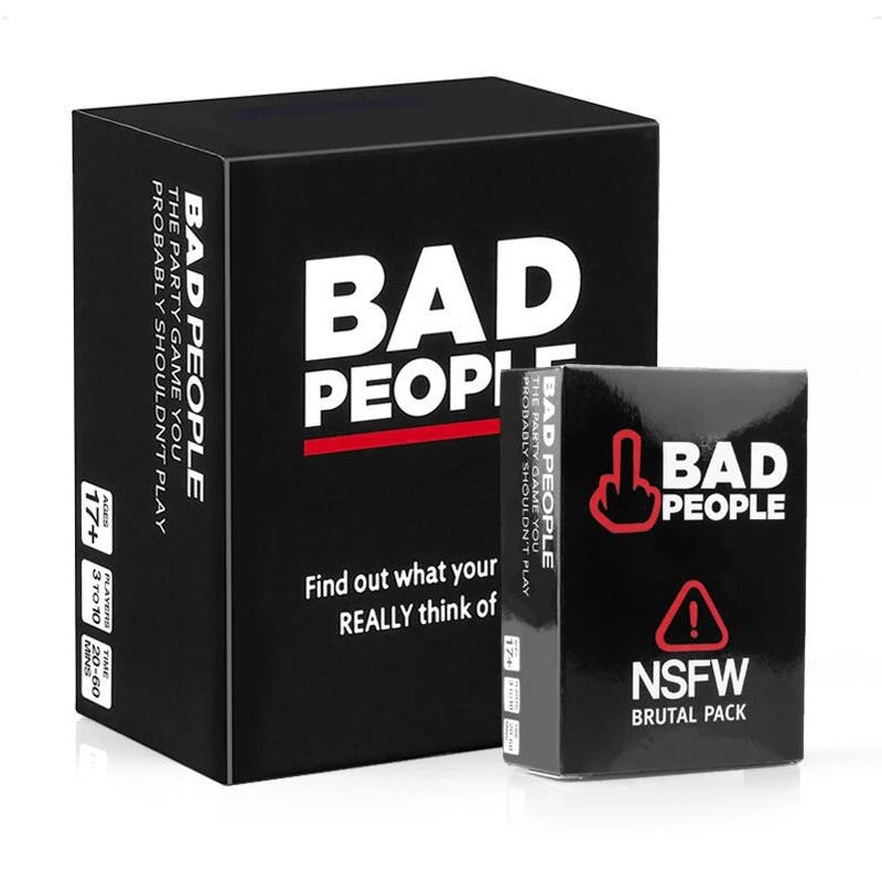 BAD PEOPLE: The Hilarious Party Game About Guessing Who's Bad