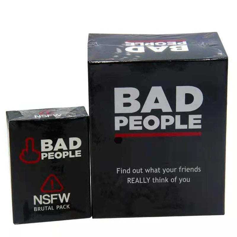 BAD PEOPLE: The Hilarious Party Game About Guessing Who's Bad