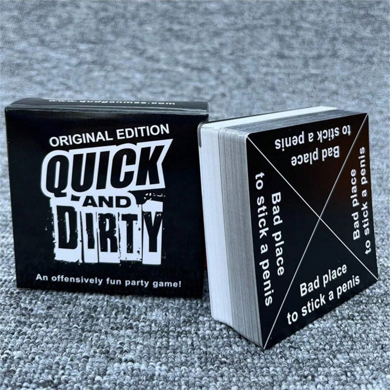 Quick And Dirty" Family Gathering Game Card