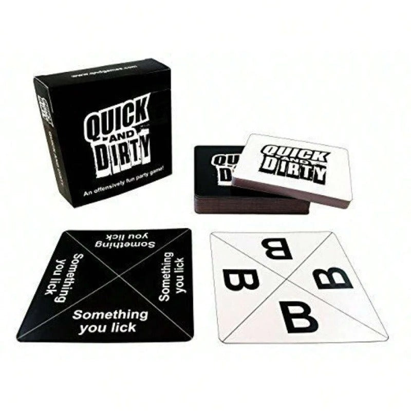 Quick And Dirty" Family Gathering Game Card