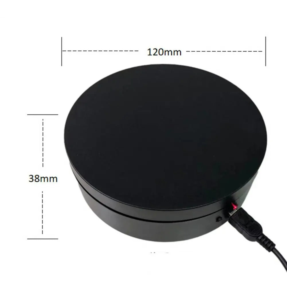 USB-Powered Rotating Display Stand