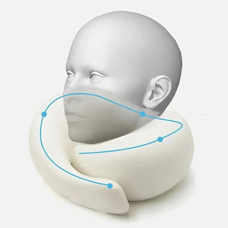 Travel Neck Pillow – Snail Style Memory Foam U-Shaped Pillow