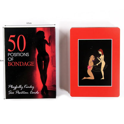 Pleasure 50 Positions of Bondage: Playfully Kinky Intimacy Position Card Game